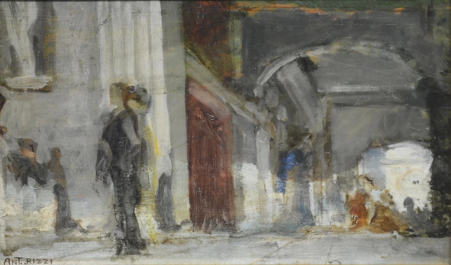 Paesaggio con figure